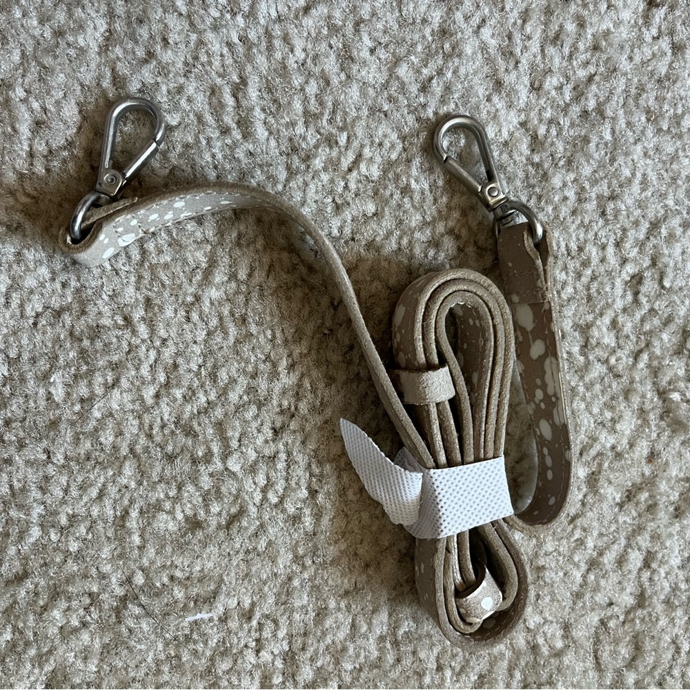 Madewell Leather Bag Strap - goes with Paint Splotched Bag